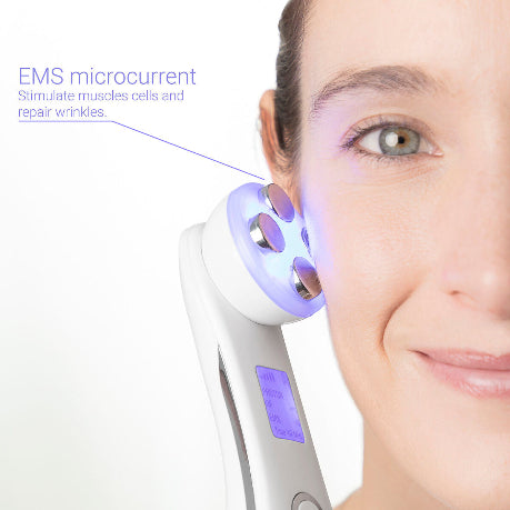 🧖‍♀️ Facial Massager with Radiofrequency, Phototherapy and Electrostimulation – Wace InnovaGoods