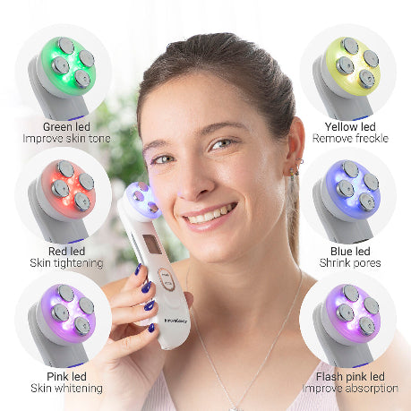 🧖‍♀️ Facial Massager with Radiofrequency, Phototherapy and Electrostimulation – Wace InnovaGoods