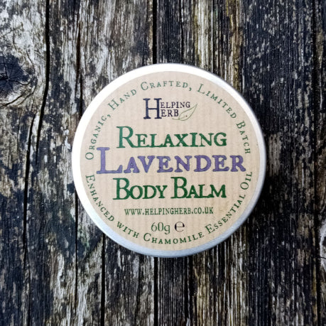 🌿 Organic Relaxing Lavender Body Balm – Helping Herb